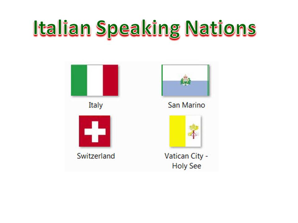 Italian Speaking Nations