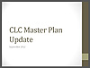 Master Plan Update, September, 2012