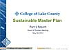 Sustainable Master Plan Part 1 Presentation to the Board of Trustees, May 24, 2011
